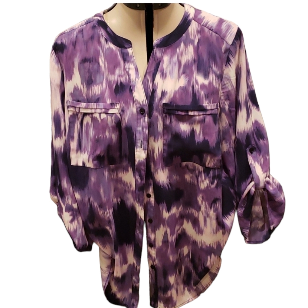 Nwot Classy Purple Shirt